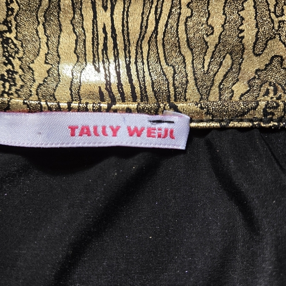 Tally Weijl Gold Sleeveless Women's Top. Size Medium - Picture 10 of 13